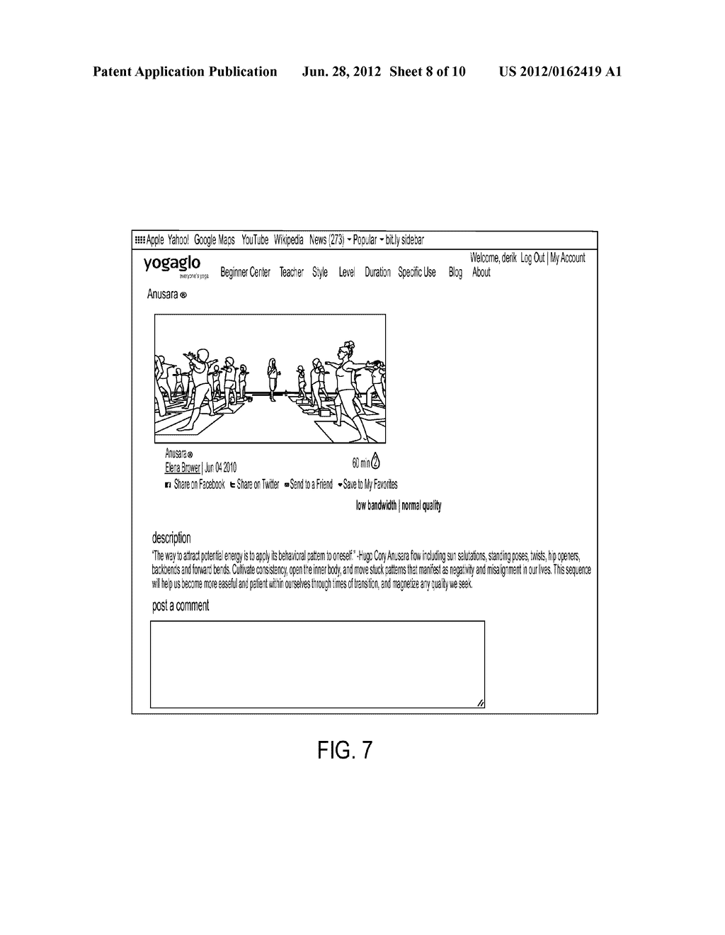 Method and Apparatus for Yoga Class Imaging and Streaming - diagram, schematic, and image 09