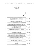 Perpendicular magnetic recording media and magnetic disc apparatus diagram and image