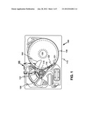 IMPACT ENERGY DISPERSING CRASH STOP FOR A HARD DISK DRIVE diagram and image