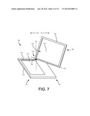 MOVEABLE DISPLAY PORTION OF A COMPUTING DEVICE diagram and image