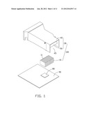 HEAT DISSIPATION DEVICE UTILIZING FAN DUCT diagram and image