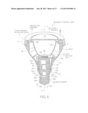 COVER MEMBER MOUNTING DEVICE, BASE-ATTACHED LAMP, AND LIGHTING FIXTURE diagram and image