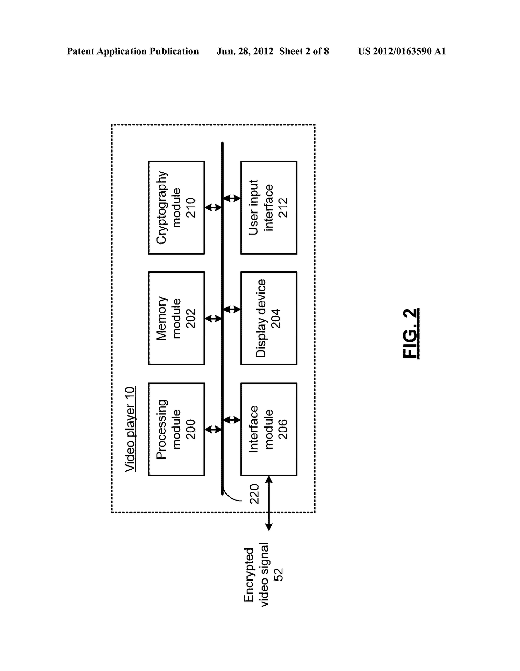 CRYPTOGRAPHY MODULE FOR USE WITH FRAGMENTED KEY AND METHODS FOR USE     THEREWITH - diagram, schematic, and image 03