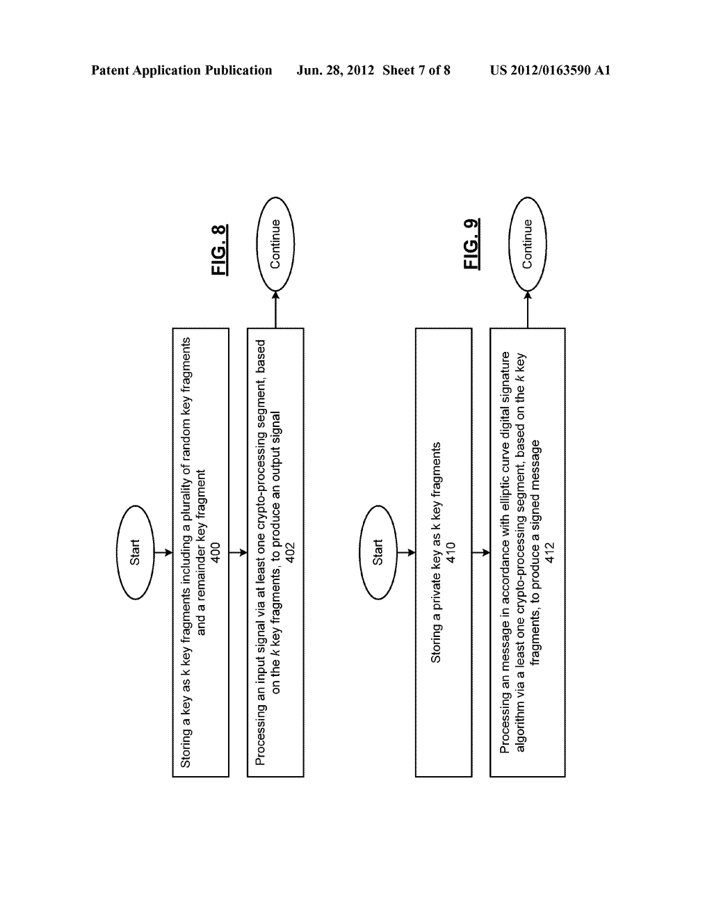 CRYPTOGRAPHY MODULE FOR USE WITH FRAGMENTED KEY AND METHODS FOR USE     THEREWITH - diagram, schematic, and image 08