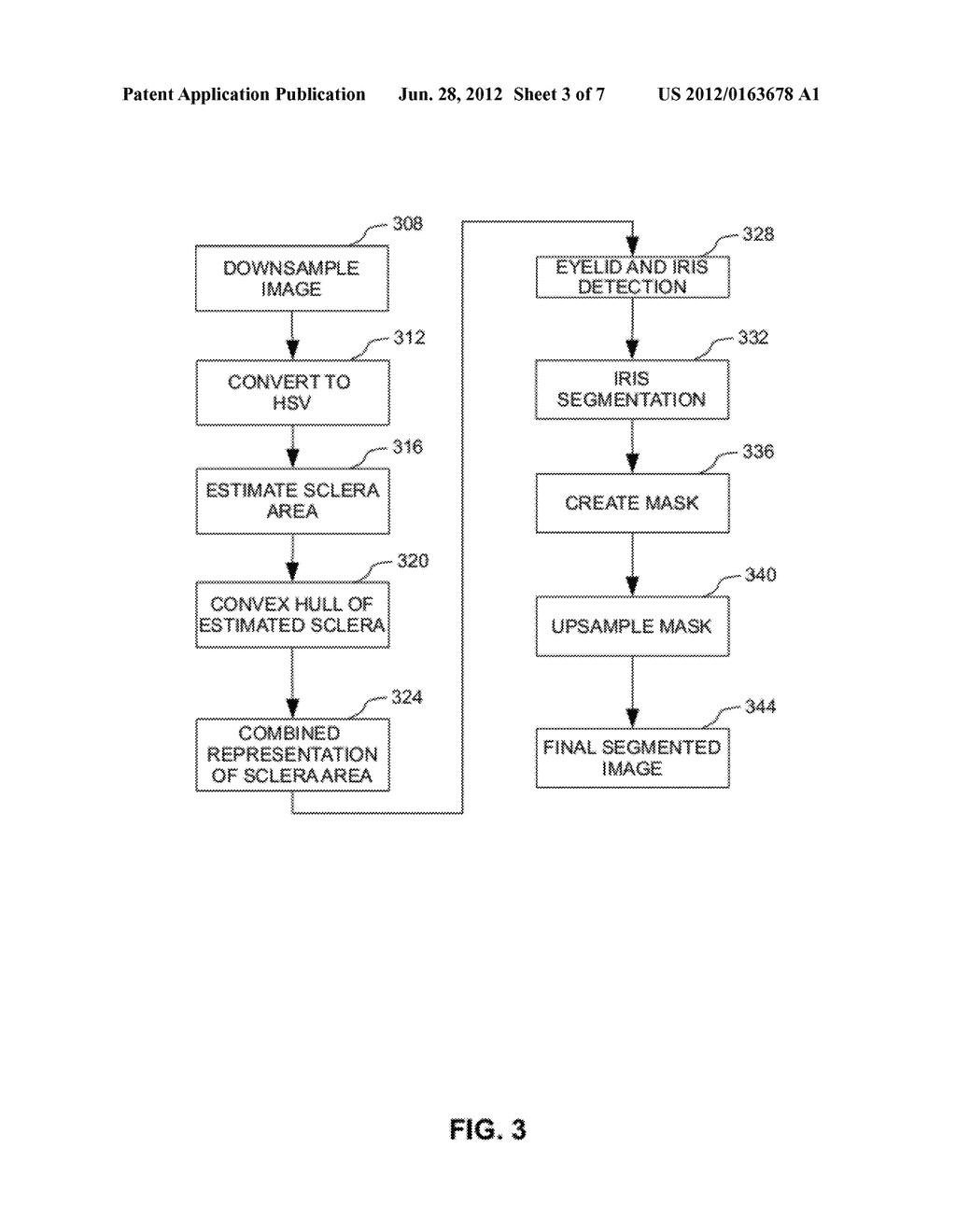 SYSTEM AND METHOD FOR IDENTIFYING A PERSON WITH REFERENCE TO A SCLERA     IMAGE - diagram, schematic, and image 04