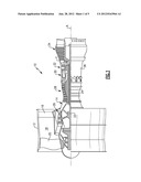 AXIAL RETENTION FEATURE FOR GAS TURBINE ENGINE VANES diagram and image