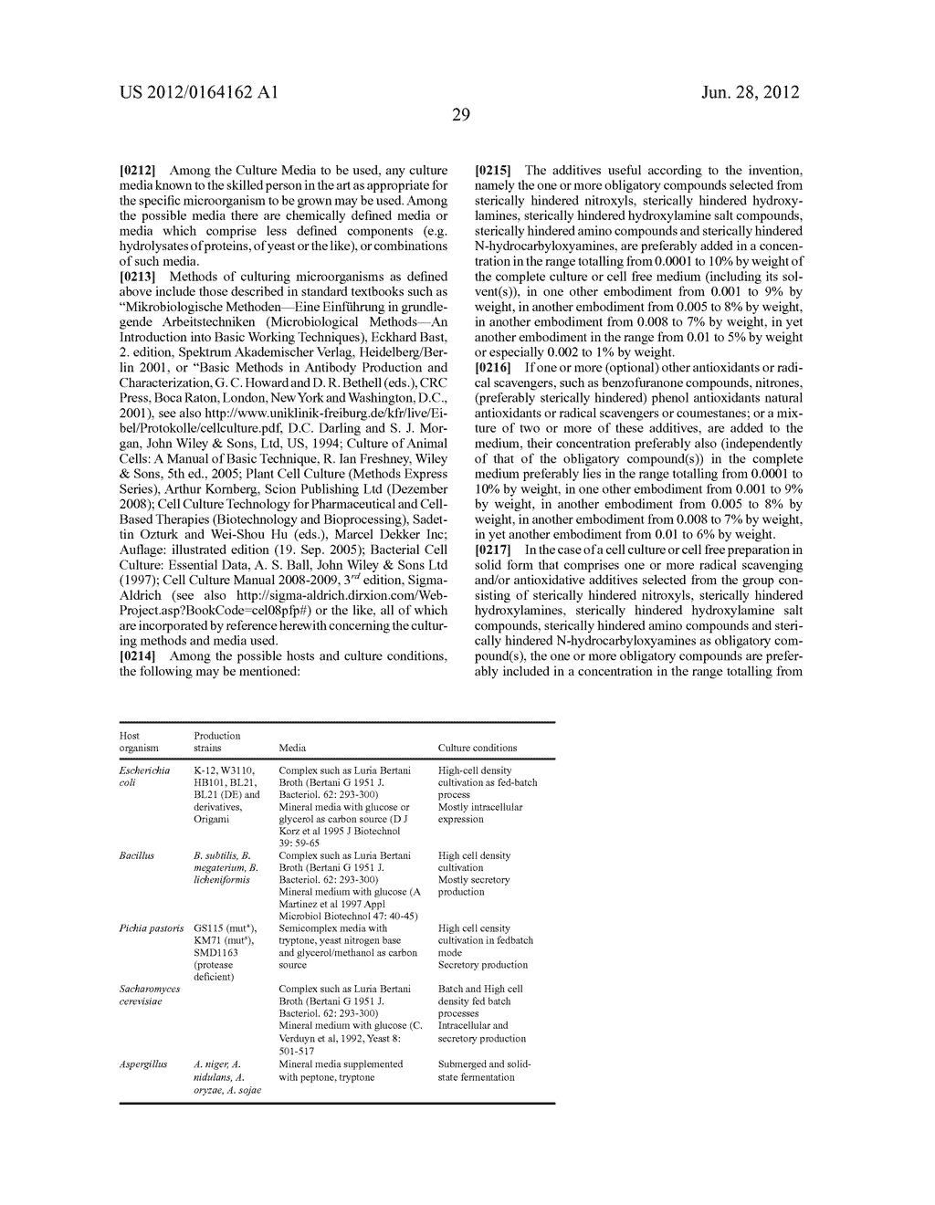METHODS IN CELL CULTURES, AND RELATED INVENTIONS, EMPLOYING CERTAIN     ADDITIVES - diagram, schematic, and image 30