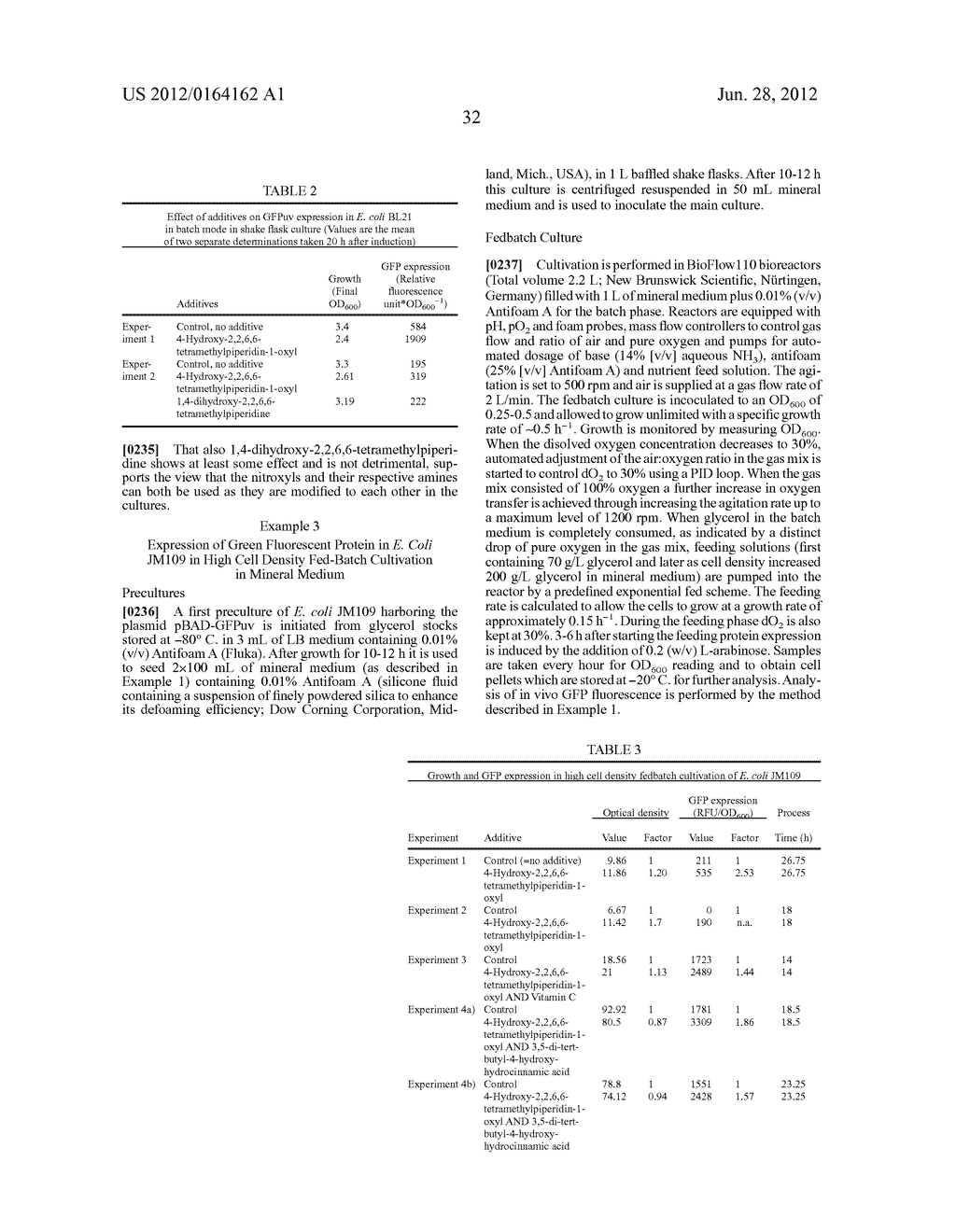 METHODS IN CELL CULTURES, AND RELATED INVENTIONS, EMPLOYING CERTAIN     ADDITIVES - diagram, schematic, and image 33