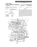 Dry-cast concrete block molding machine diagram and image