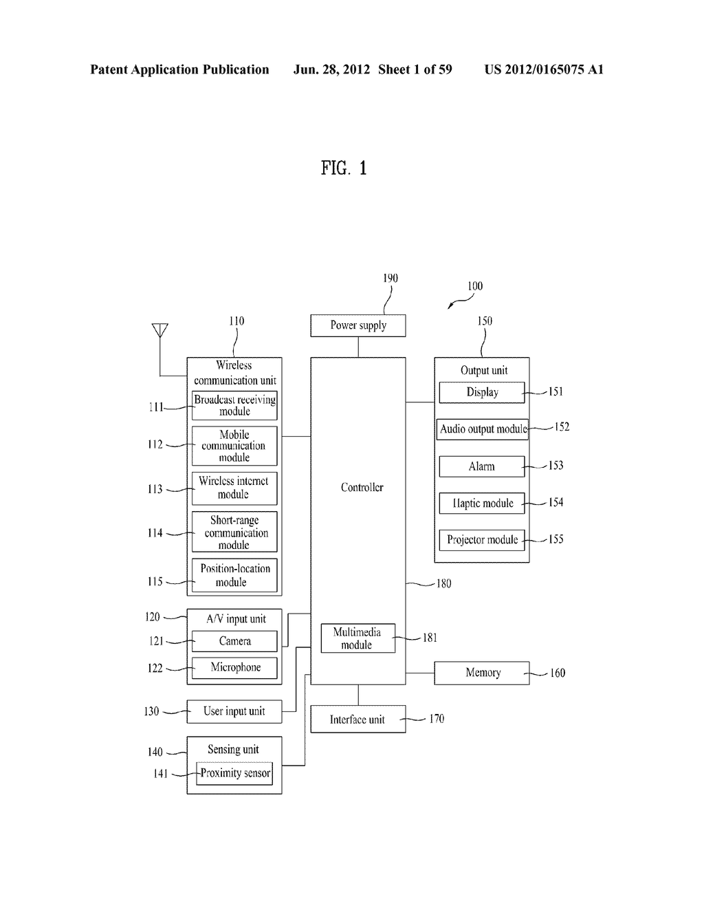 MOBILE TERMINAL AND METHOD OF DISPLAYING INFORMATION THEREIN - diagram, schematic, and image 02