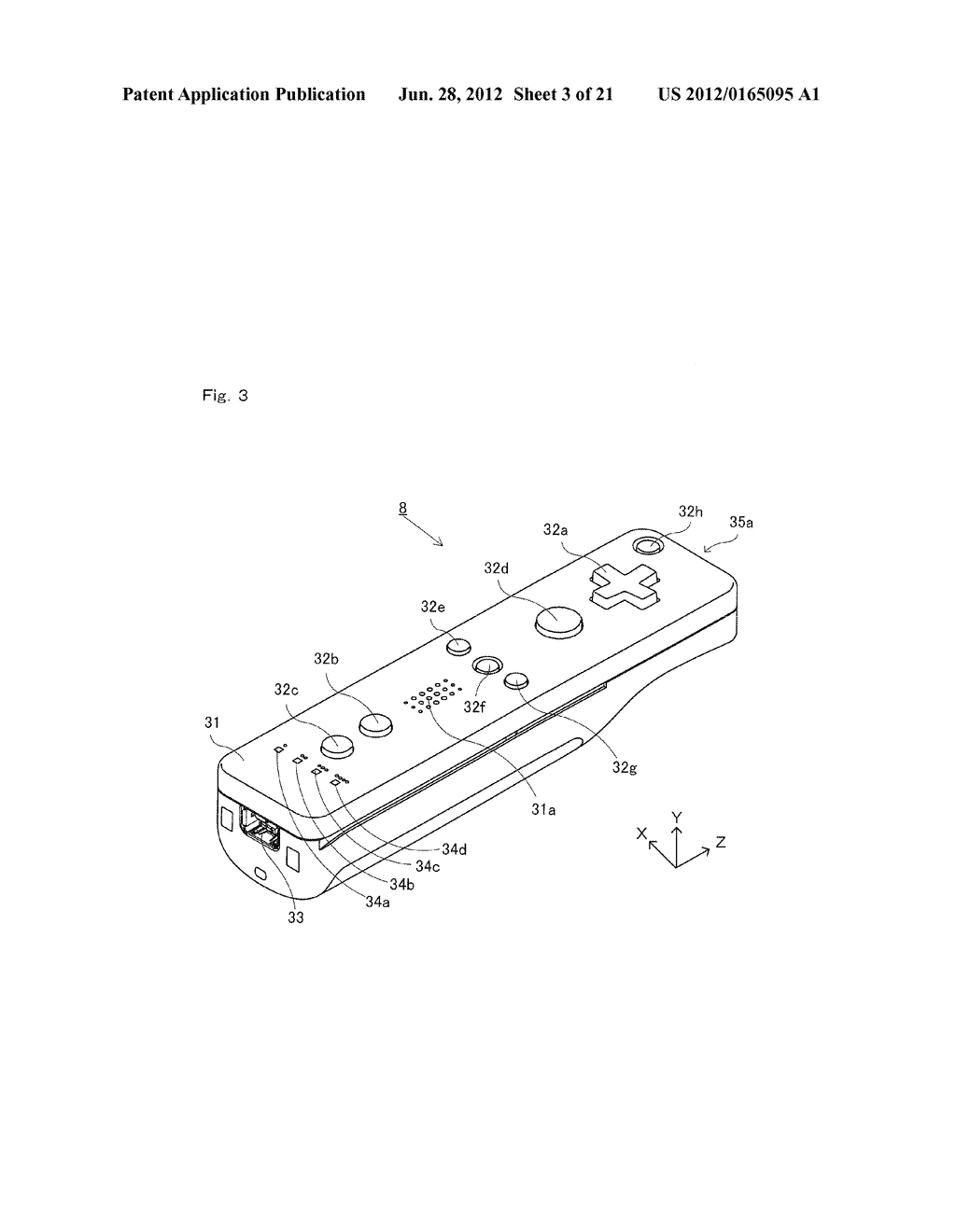 GAME SYSTEM, GAME APPARATUS, STORAGE MEDIUM HAVING GAME PROGRAM STORED     THEREIN, AND GAME PROCESS METHOD - diagram, schematic, and image 04