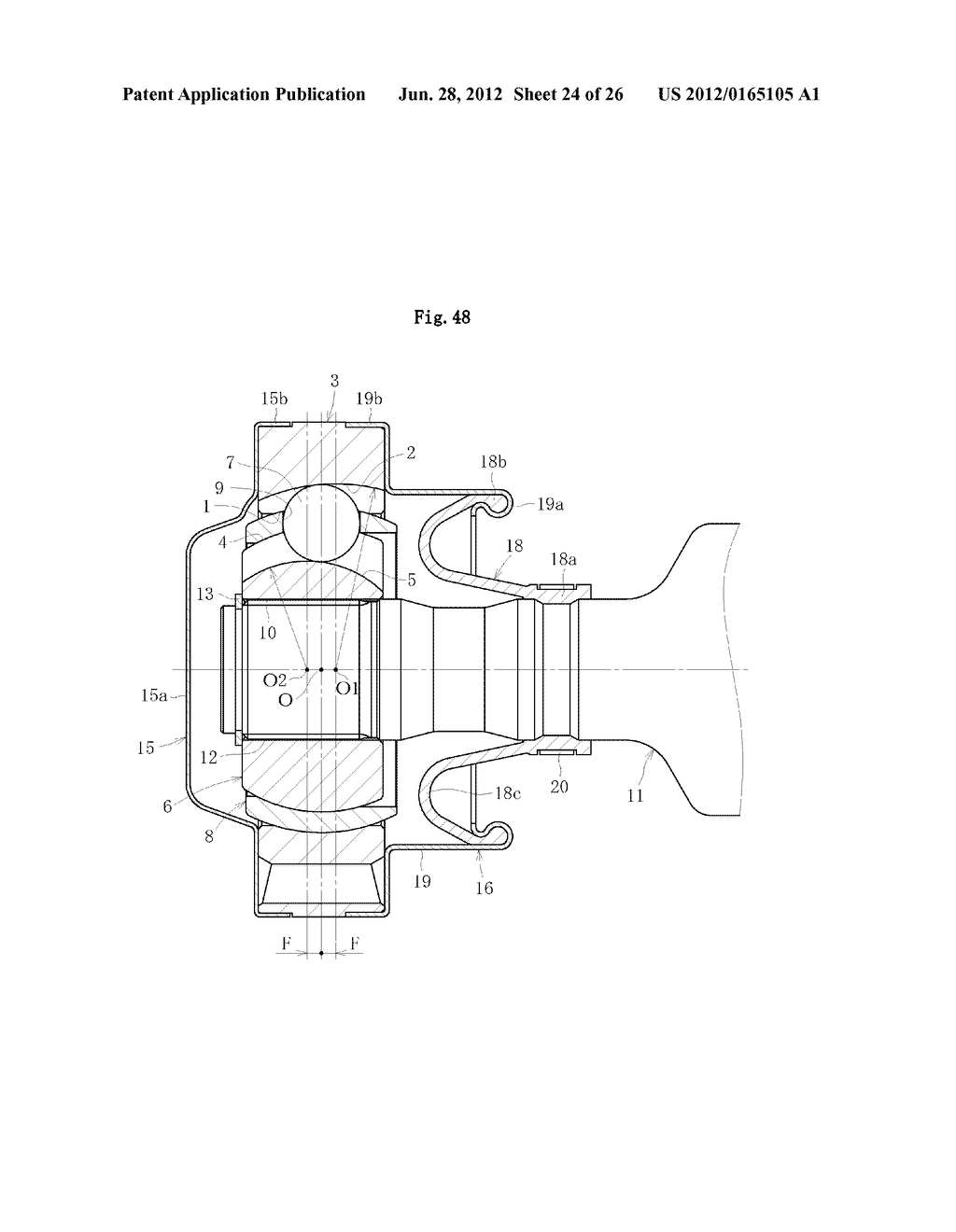 FIXED TYPE CONSTANT VELOCITY UNIVERSAL JOINT - diagram, schematic, and image 25