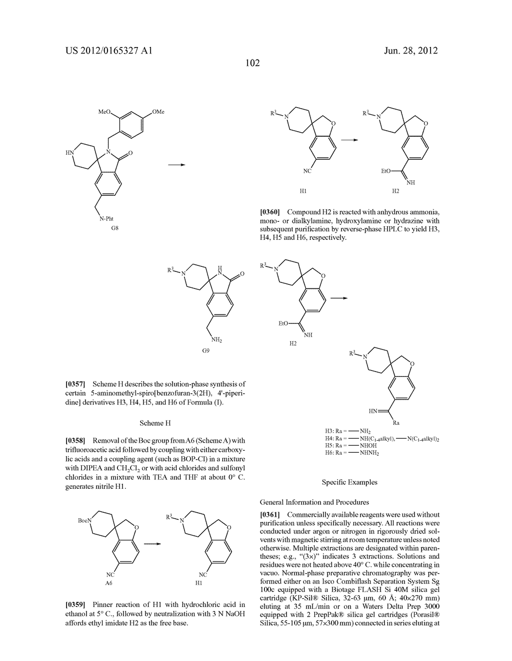 SPIROPIPERIDINES FOR USE AS TRYPTASE INHIBITORS - diagram, schematic, and image 107