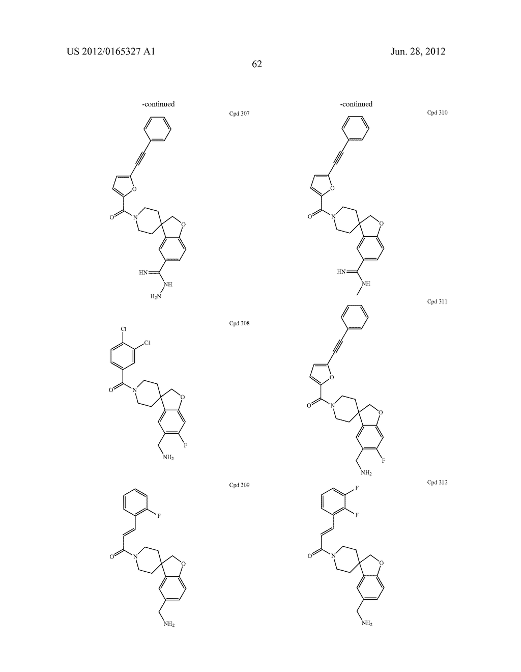 SPIROPIPERIDINES FOR USE AS TRYPTASE INHIBITORS - diagram, schematic, and image 67