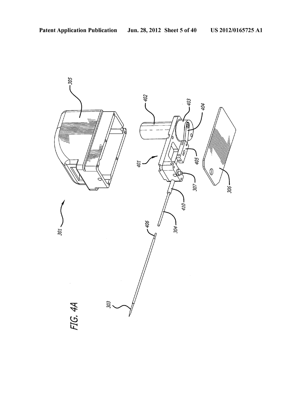 DISSECTION HANDPIECE WITH ASPIRATION MEANS FOR REDUCING THE APPEARANCE OF     CELLULITE - diagram, schematic, and image 06