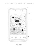 METHOD AND APPARATUS FOR DISPLAYING APPLICATIONS ON A MOBILE DEVICE diagram and image