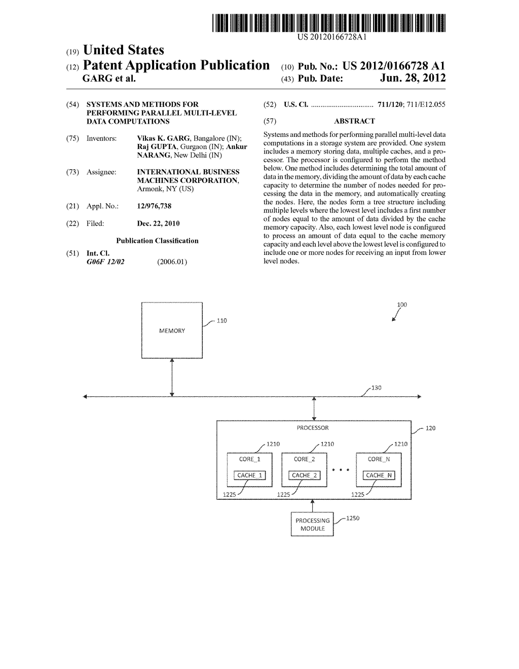 SYSTEMS AND METHODS FOR PERFORMING PARALLEL MULTI-LEVEL DATA COMPUTATIONS - diagram, schematic, and image 01