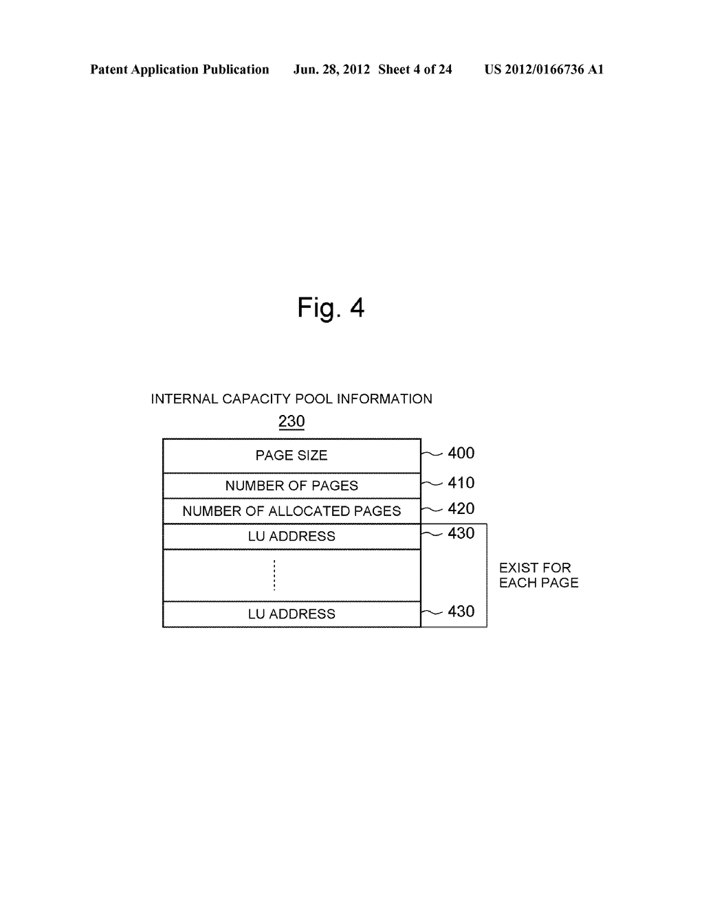 STORAGE SYSTEM COMPRISING MULTIPLE STORAGE APPARATUSES WITH BOTH STORAGE     VIRTUALIZATION FUNCTION AND CAPACITY VIRTUALIZATION FUNCTION - diagram, schematic, and image 05