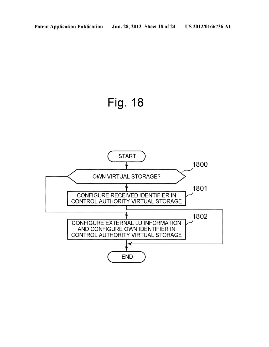STORAGE SYSTEM COMPRISING MULTIPLE STORAGE APPARATUSES WITH BOTH STORAGE     VIRTUALIZATION FUNCTION AND CAPACITY VIRTUALIZATION FUNCTION - diagram, schematic, and image 19