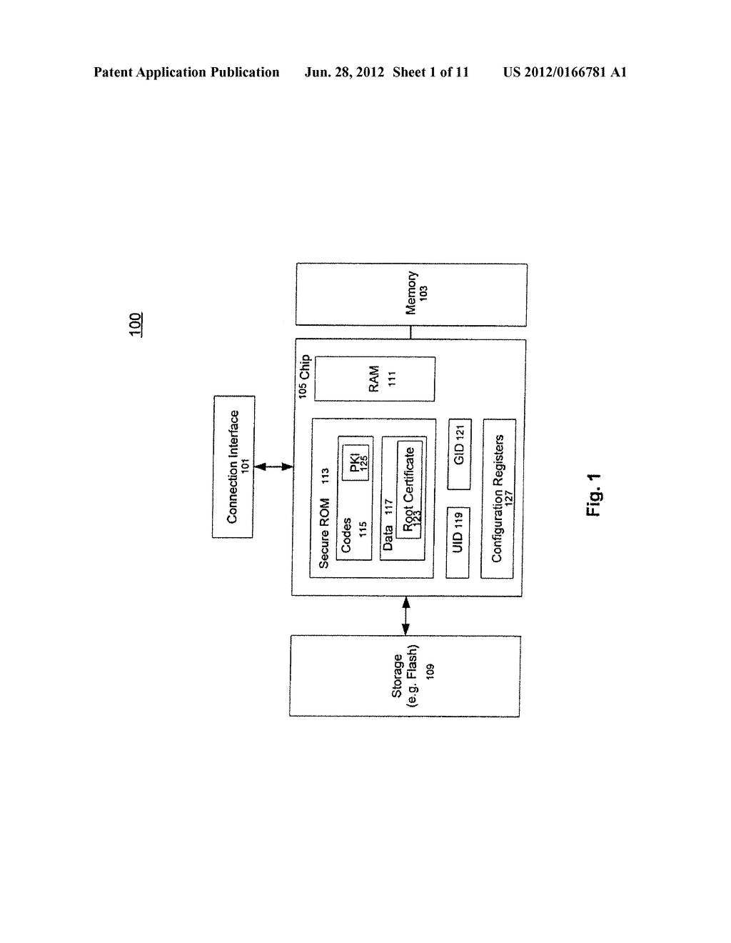 SINGLE SECURITY MODEL IN BOOTING A COMPUTING DEVICE - diagram, schematic, and image 02