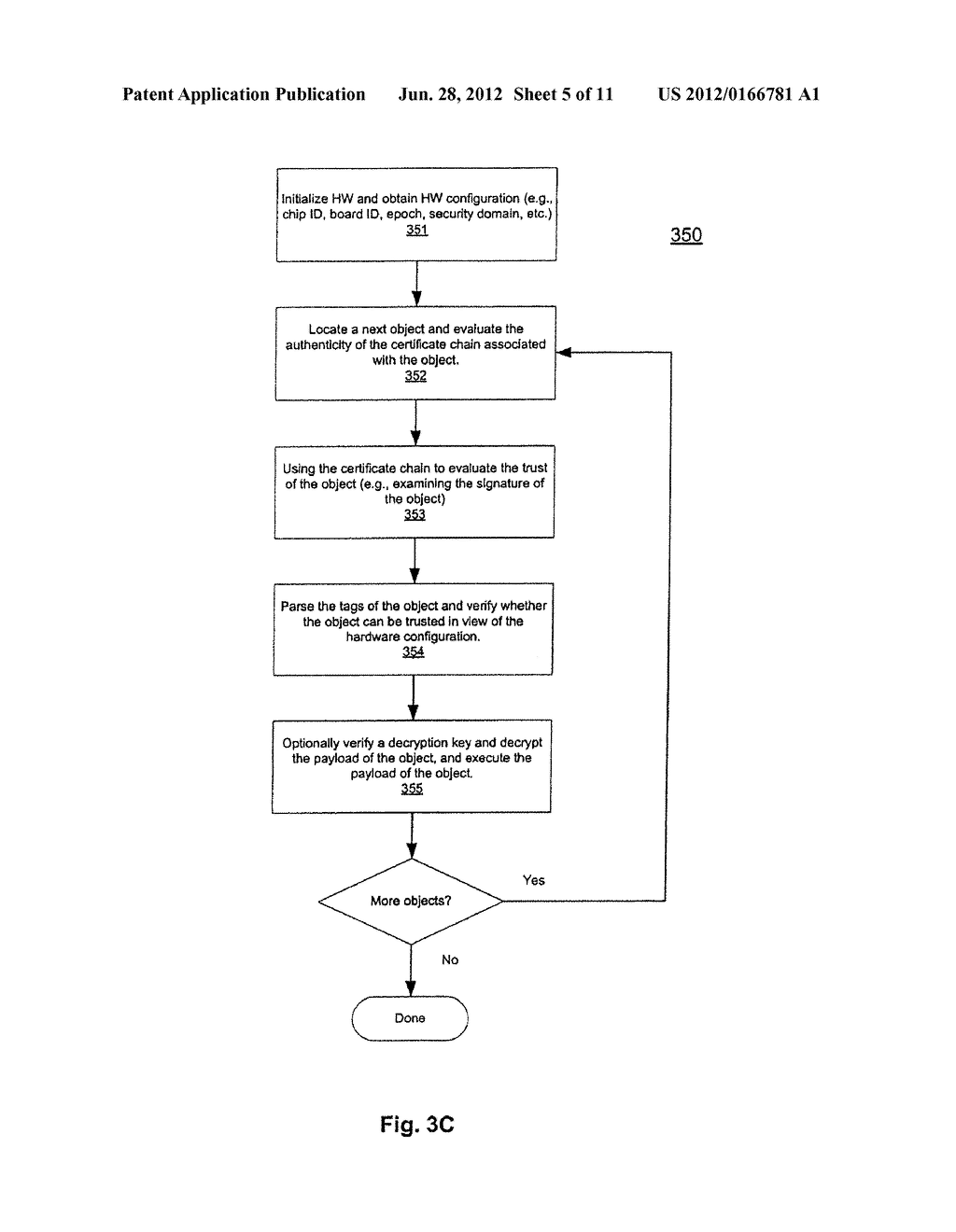 SINGLE SECURITY MODEL IN BOOTING A COMPUTING DEVICE - diagram, schematic, and image 06