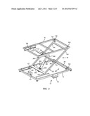 CRIB FRAME WITH LIFTING DEVICE diagram and image