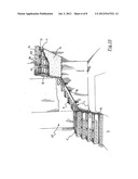 LOST FORMWORK STRUCTURE FOR MAKING STAIRCASES AND STAIR-LANDINGS, METHOD     FOR MAKING SUCH STRUCTURES AND METHOD FOR THE RELATIVE APPLICATION diagram and image