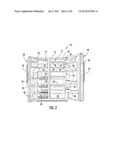 ICE AND COLD WATER DISPENSING ASSEMBLY AND RELATED REFRIGERATION APPLIANCE diagram and image