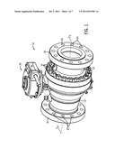 TRUNNION BALL VALVE SEAT WITH V-SECTION SPRING diagram and image