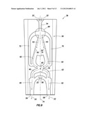 CONE AND PLATE FLUIDIC OSCILLATOR INSERTS FOR USE WITH A SUBTERRANEAN WELL diagram and image