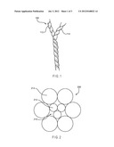 WOVEN FABRIC HAVING COMPOSITE YARNS FOR ENDOLUMINAL DEVICES diagram and image