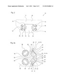 Linear roller bearing with separate rolling surface parts diagram and image