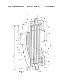 WAFER-SHAPED HOLLOW FIBER MODULE FOR IN-LINE USE IN A PIPING SYSTEM diagram and image