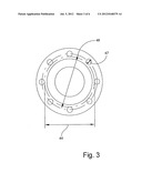 WAFER-SHAPED HOLLOW FIBER MODULE FOR IN-LINE USE IN A PIPING SYSTEM diagram and image