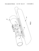 METHOD OF ADJUSTABLY MOUNTING A DEVICE TO A FIREARM RAIL INTERFACE AND     MOUNTING APPARATUS THEREFOR diagram and image