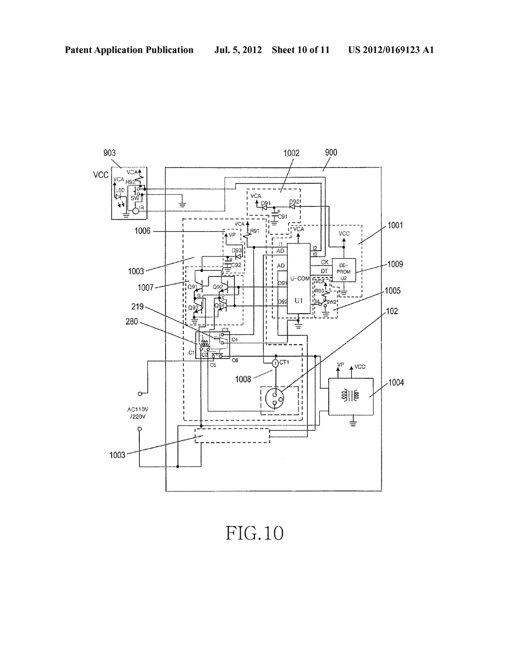 STANDBY POWER SHUT-OFF OUTLET DEVICE AND A CONTROL METHOD FOR THE SAME - diagram, schematic, and image 11