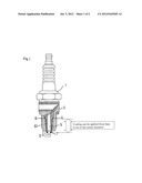 ANTI-FOULING SPARK PLUG AND METHOD OF MAKING diagram and image