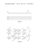 TOUCHABLE SENSING MATRIX UNIT, A CO-CONSTRUCTED ACTIVE ARRAY SUBSTRATE     HAVING THE TOUCHABLE SENSING MATRIX UNIT AND A DISPLAY HAVING THE     CO-CONSTRUCTED ACTIVE ARRAY SUBSTRATE diagram and image