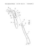 EYEGLASS TEMPLE HAVING AN AUXILIARY CUSHION FRAME diagram and image