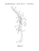 EYEGLASS TEMPLE HAVING AN AUXILIARY CUSHION FRAME diagram and image