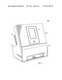 Media Sheet Holder for a Vertically Oriented Scanner diagram and image