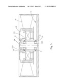 FAN BEARING RETAINING STRUCTURE diagram and image