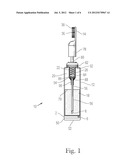 Toothbrush with Internal Toothbrush Dispenser diagram and image