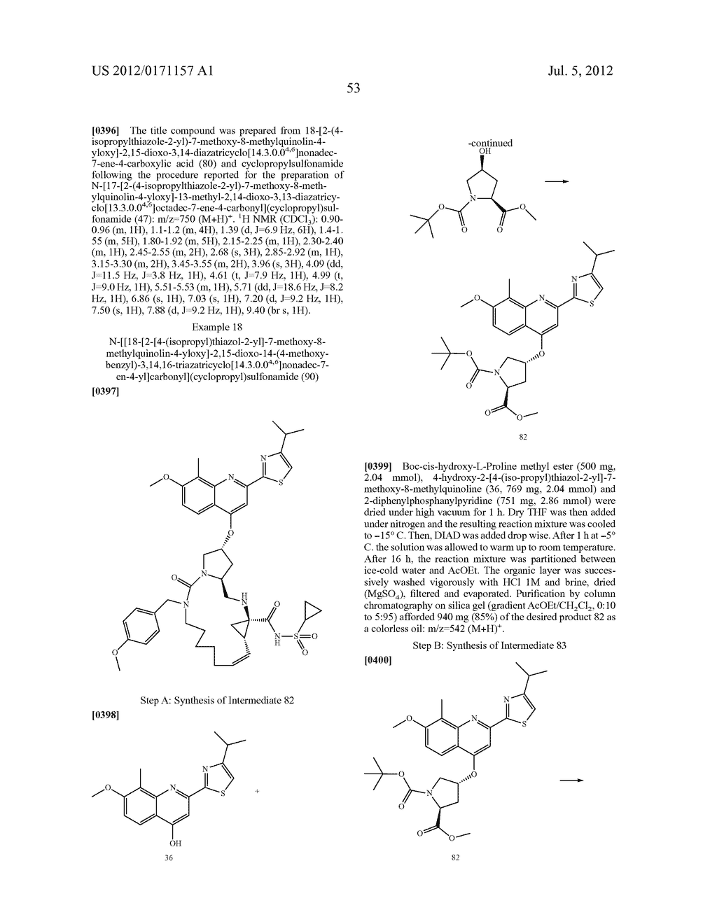 Macrocyclic Inhibitors Of Hepatitis C Virus - diagram, schematic, and image 54