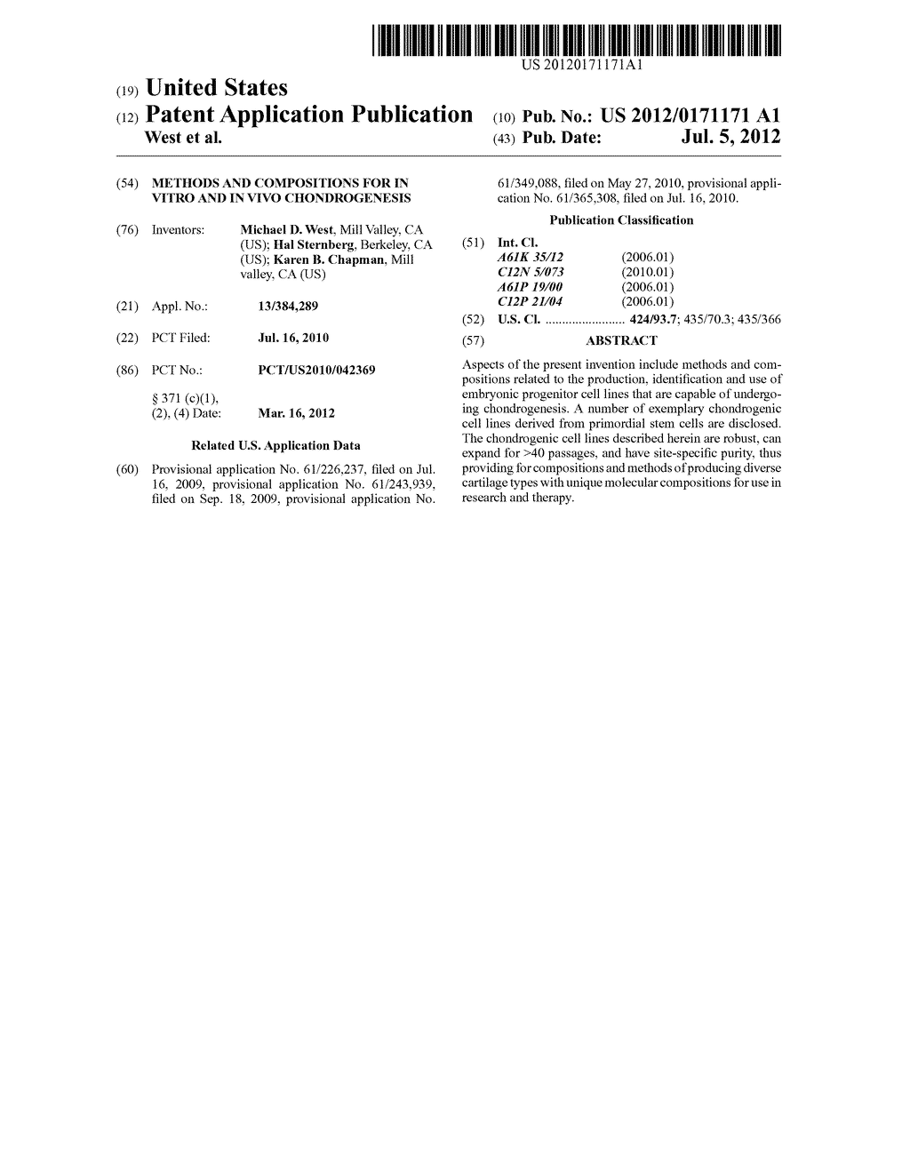 Methods and Compositions for In Vitro and In Vivo Chondrogenesis - diagram, schematic, and image 01