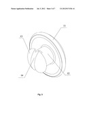 RUBBER VALVE FOR SEALING A BATTERY AND A LITHIUM ION BATTERY HAVING THE     SAME diagram and image