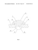 RUBBER VALVE FOR SEALING A BATTERY AND A LITHIUM ION BATTERY HAVING THE     SAME diagram and image