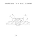 RUBBER VALVE FOR SEALING A BATTERY AND A LITHIUM ION BATTERY HAVING THE     SAME diagram and image