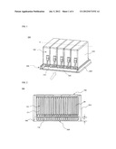 MIDDLE OR LARGE-SIZED BATTERY PACK OF IMPROVED COOLING EFFICIENCY diagram and image