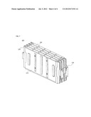 MIDDLE OR LARGE-SIZED BATTERY PACK OF IMPROVED COOLING EFFICIENCY diagram and image